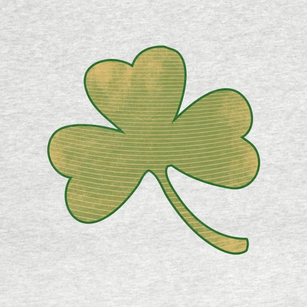 VIntage shamrock for st patricks day by bubbsnugg